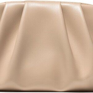 CHUNLI Dressy Vegan Leather Clutch Purse for Women Formal, Soft Pleated PU Eveni